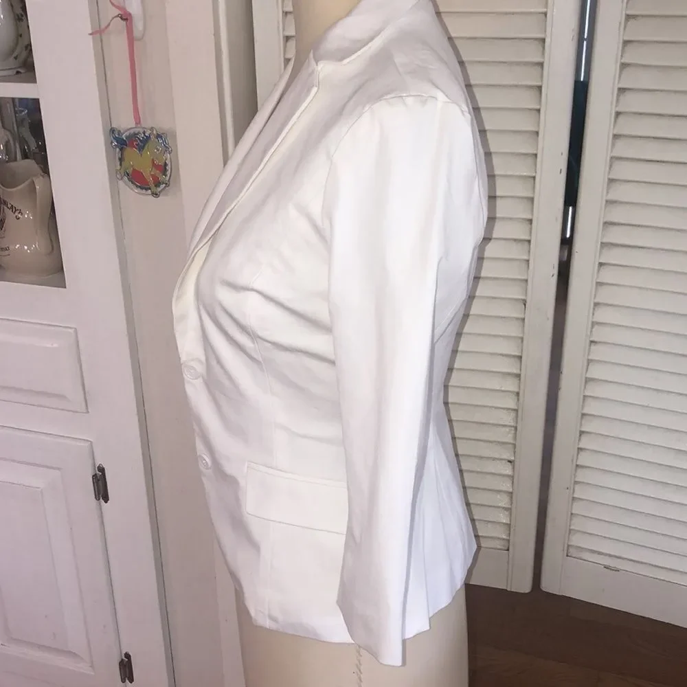 BP Crisp look 👀 Stretch spandex cotton jacket Pockets Bright White Xtra buttons